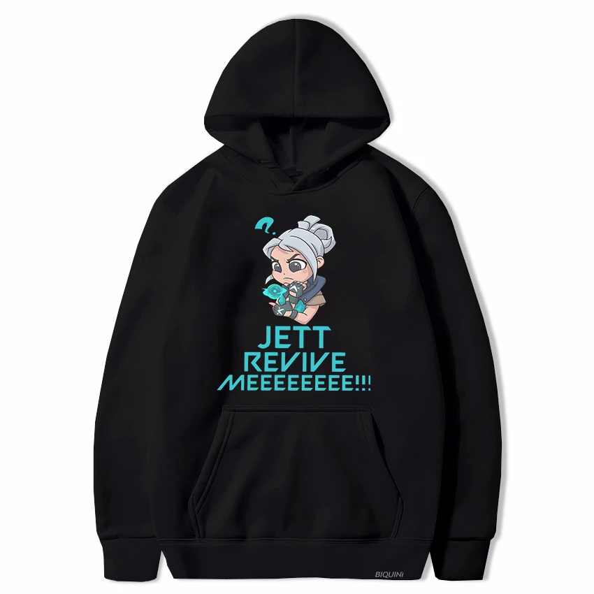 Hoodie met Jett als afbeelding